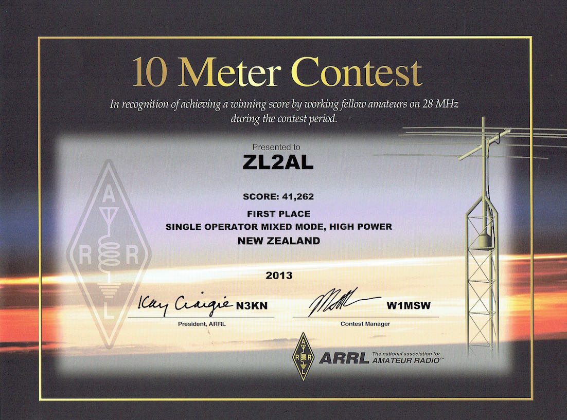 The ARRL 10M Contest is for single band operation and is very popular during the years when the Solar sunspot activity is high