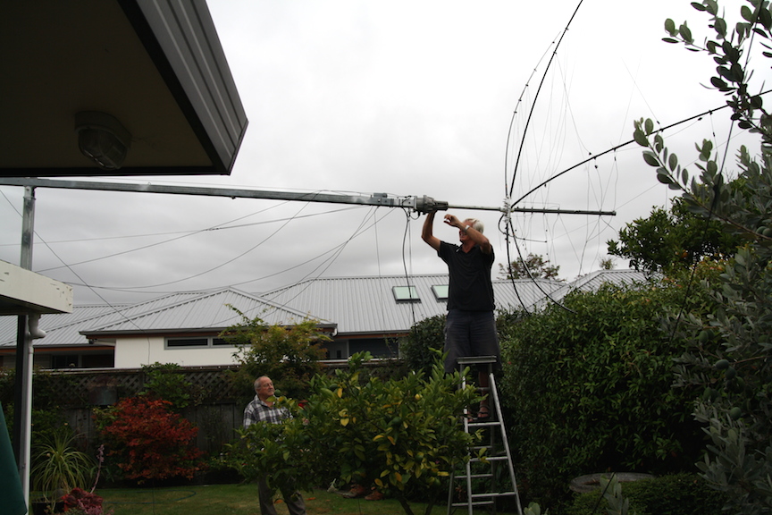 The Old Hex Beam being removed.