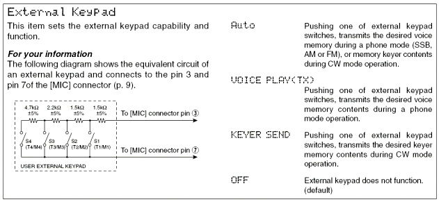 Icom Keying circuit